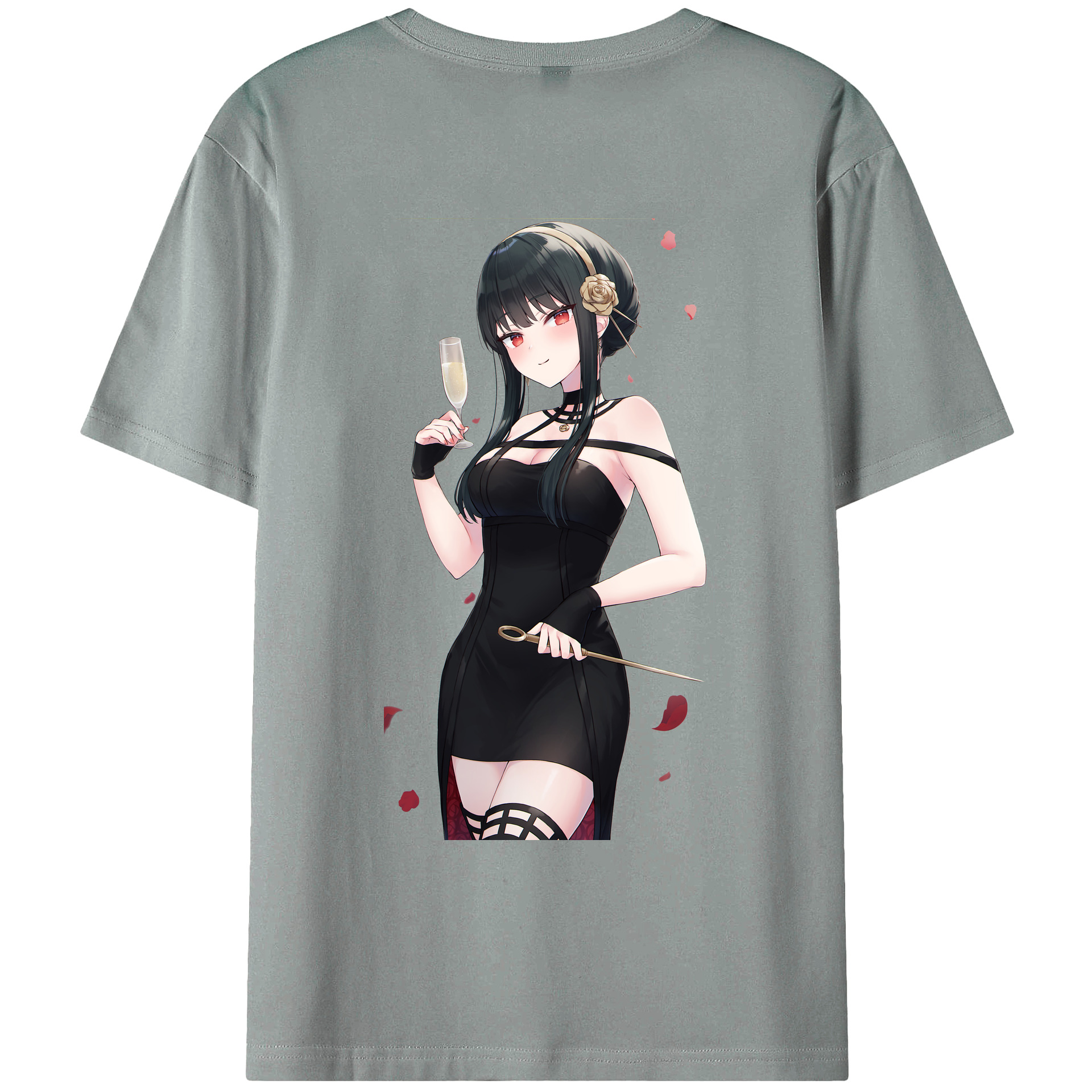 （画像用） SPY×FAMILY间谍家家酒 綿100％ メンズ半袖Tシャツ（バックプリント） 通気性